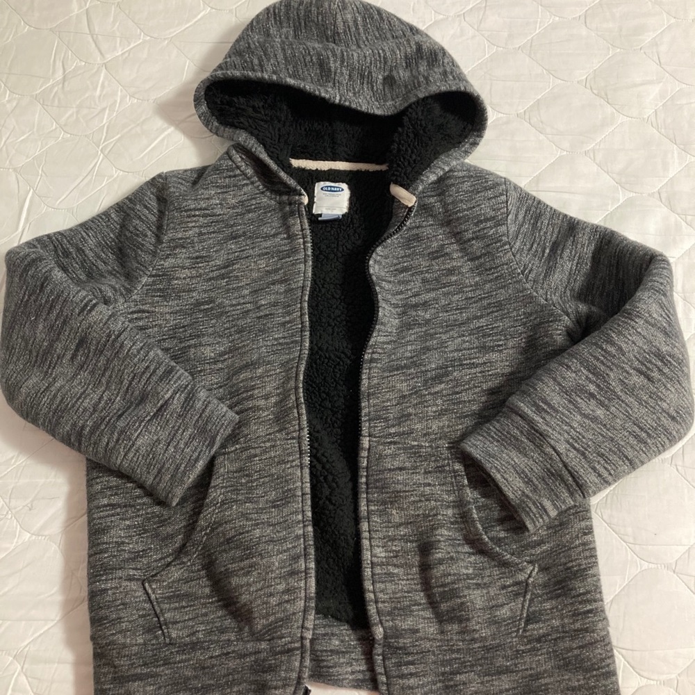 Old navy jacket, extra cozy for fall nights